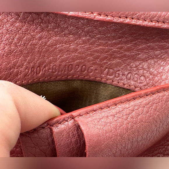 FENDI RARE METALLIC PINK SELLERIA  LEATHER COMPACT WALLET - Picture 13 of 15